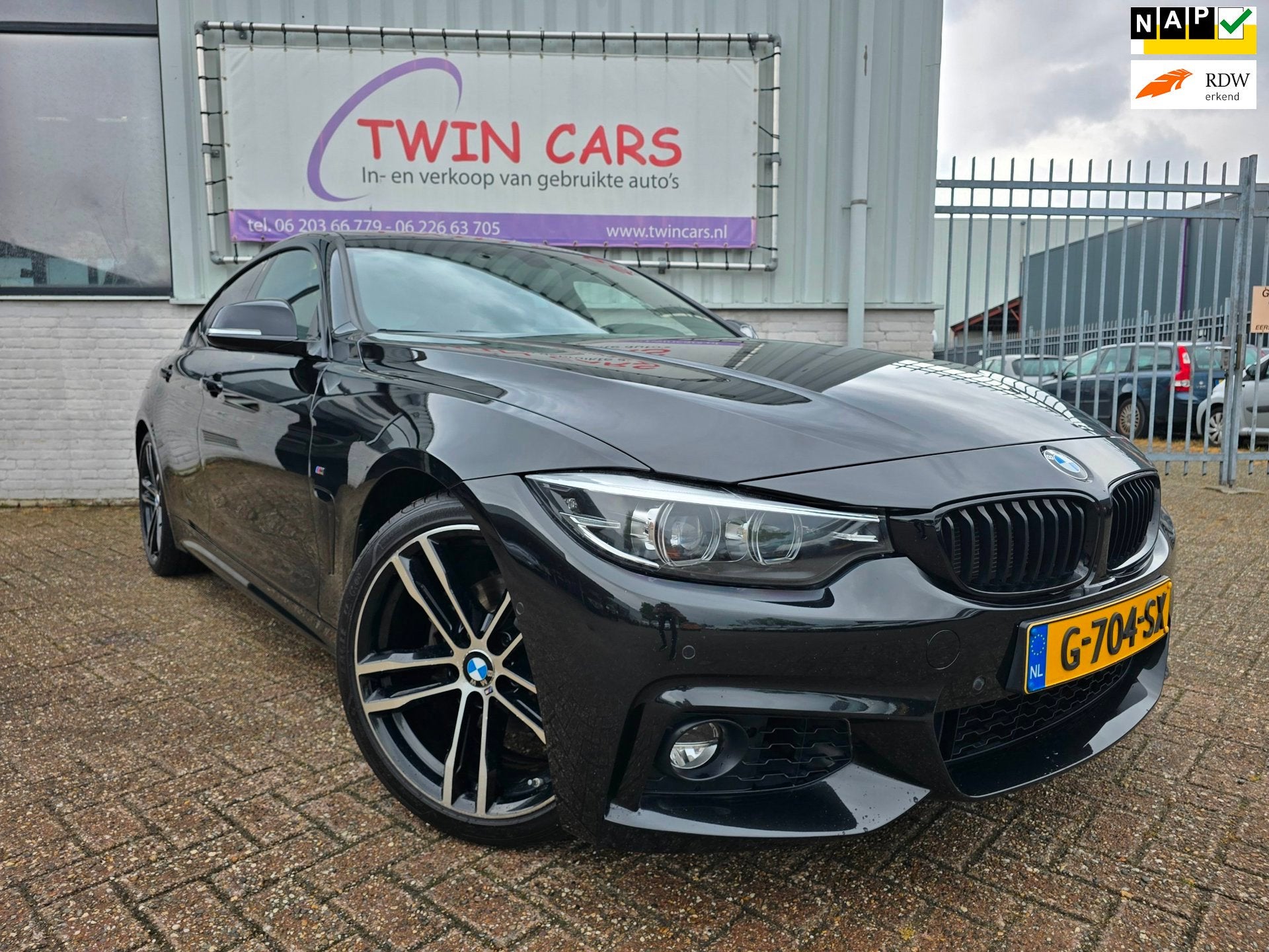 BMW 4-serie Gran Coupé 418i Executive Edition M-Sport Aut., Auto's, BMW, Automaat, Gebruikt, Alcantara, Zwart