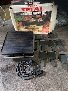 gourmet stel, Witgoed en Apparatuur, Gourmetstellen, Ophalen, Gebruikt, 8 personen of meer
