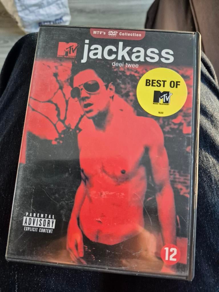 Jackass Deel Twee DVD - MTV's DVD Collection, Vanaf 12 jaar, Ophalen of Verzenden, Gebruikt, Actiekomedie