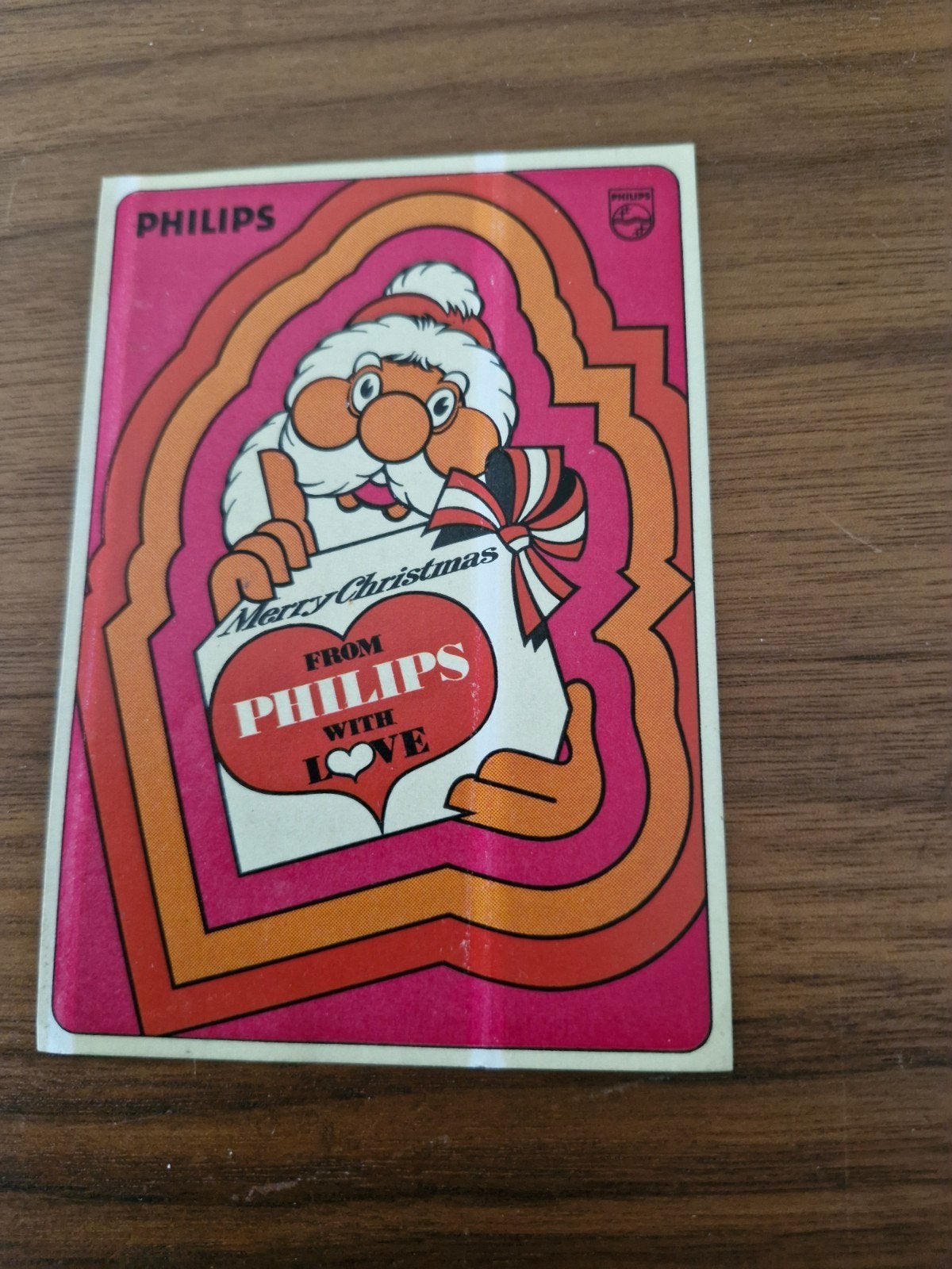 10890 Philips Kerststicker - Merry Christmas with Love, Ophalen of Verzenden, Gebruikt, Merk
