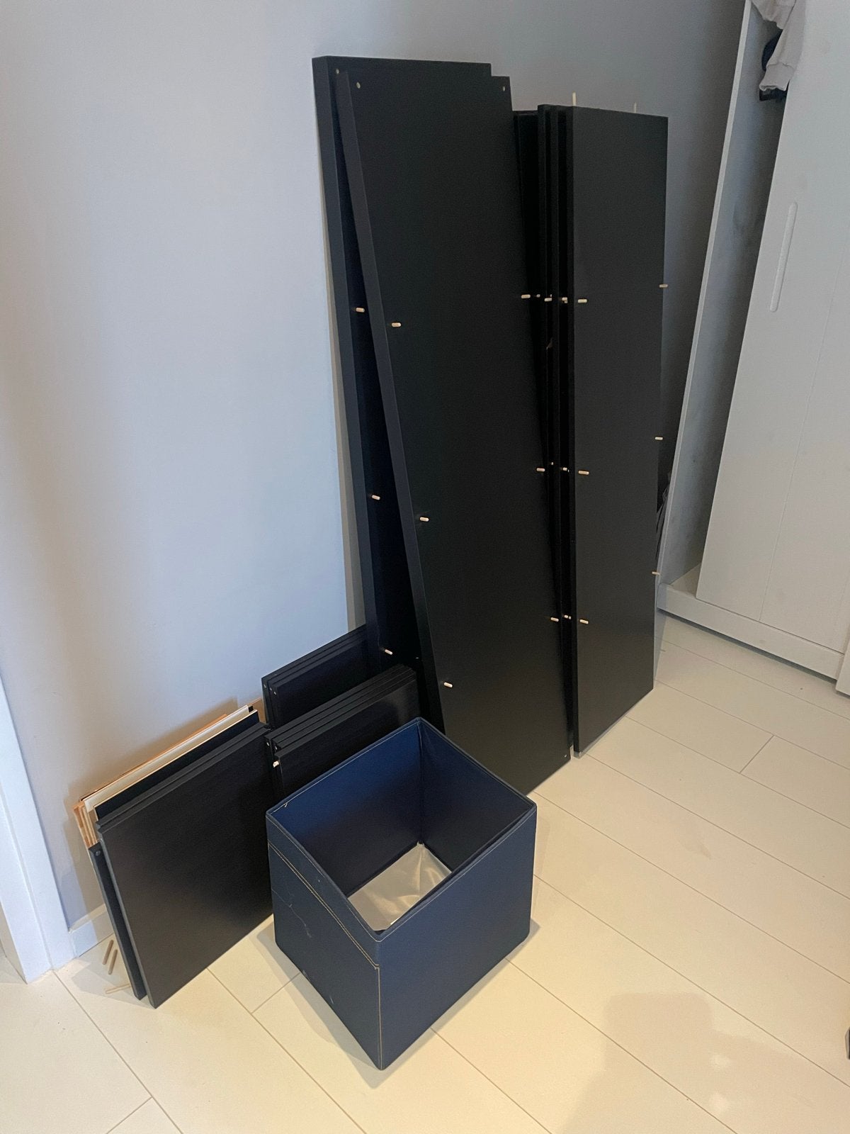 IKEA Kallax Kast Zwartbruin - Gedemonteerd, Ophalen, Gebruikt