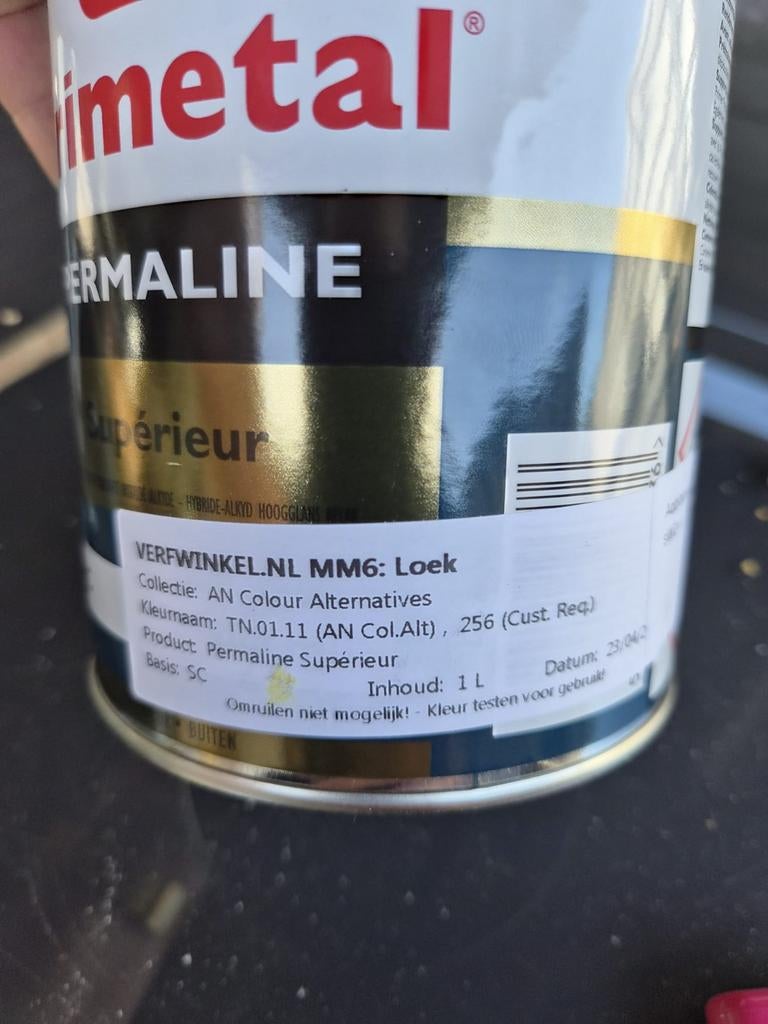 Trimetal Permaline Supérieur 1L Zwart (Farrow & Ball), Ophalen of Verzenden, Nieuw