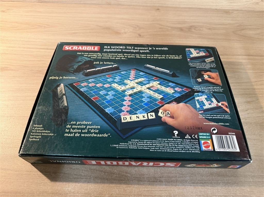 scrabble original - s6934, Hobby en Vrije tijd, Verzenden, Zo goed als nieuw
