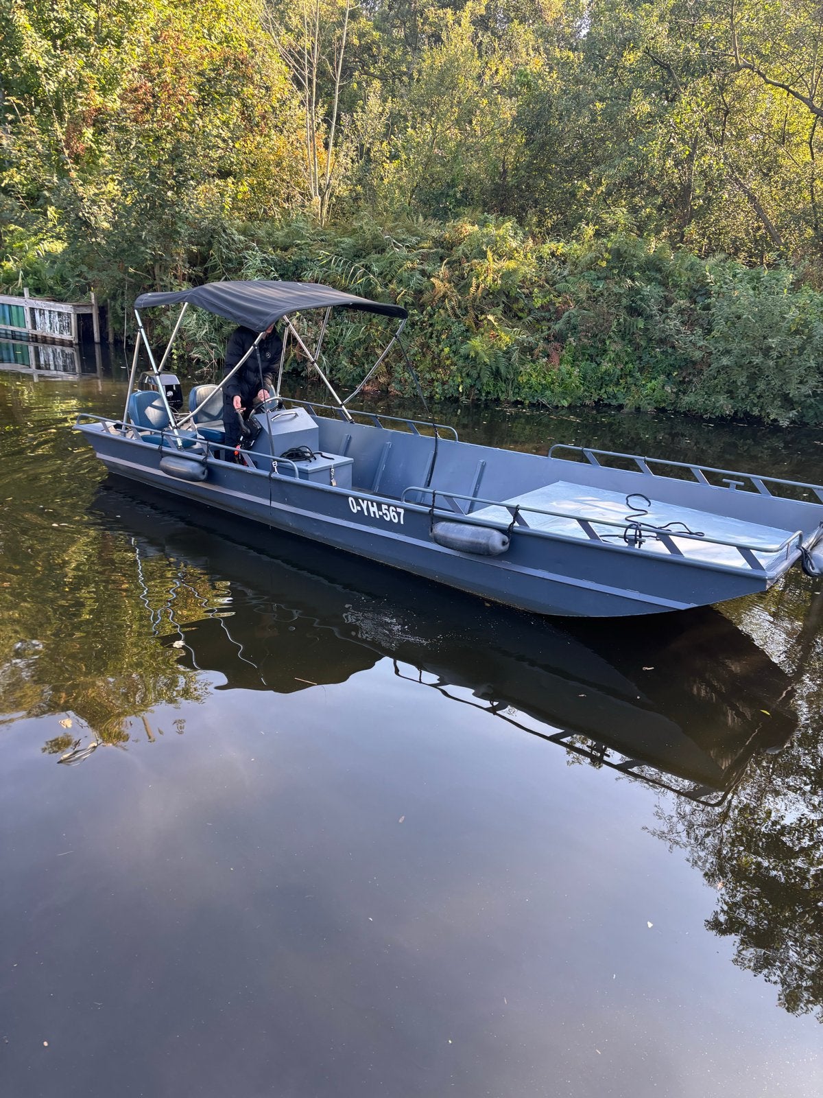 Aluminium Fjord 36 Open met Mercury 40pk buitenboordmotor, Watersport en Boten, Ophalen, Gebruikt, 30 tot 50 pk, Overige materialen