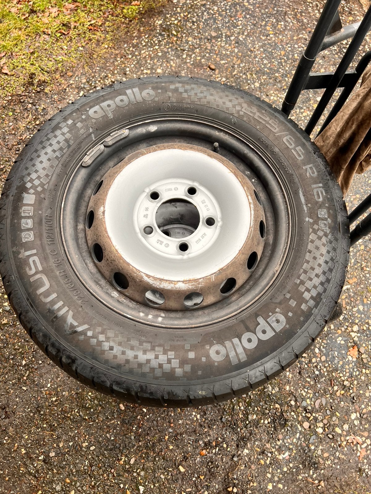 Opel movano Renault Master 5x130 velgen met 225/65/16 banden, Ophalen, 16 inch, Banden en Velgen, Bestelwagen
