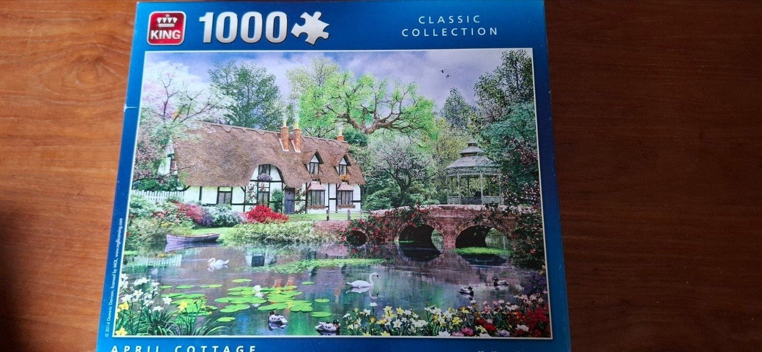 April  cottage  classic  collectiion King 1000 stukjes, Ophalen of Verzenden, 500 t/m 1500 stukjes, Zo goed als nieuw, Legpuzzel