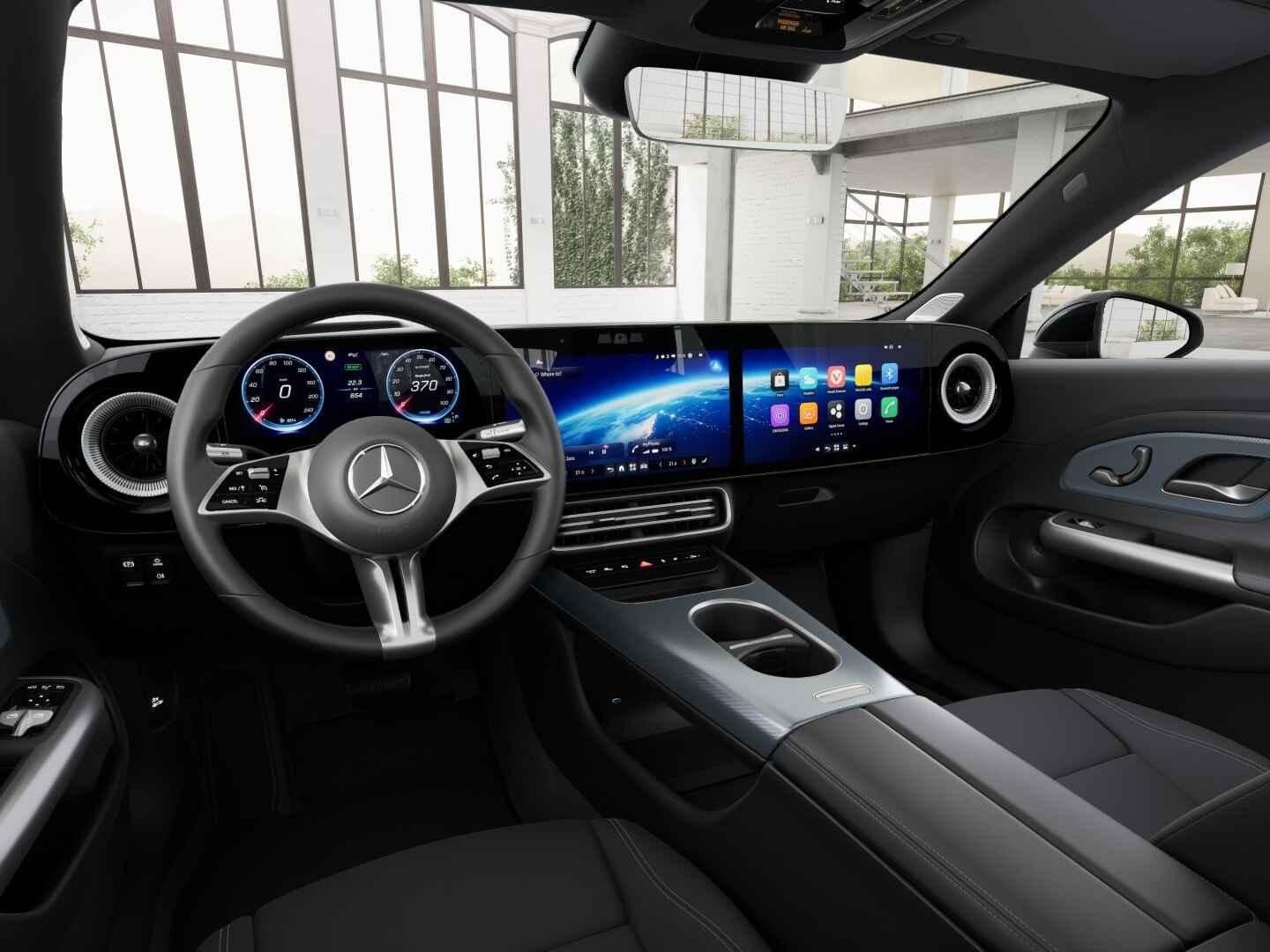 Mercedes-Benz CLA electric 200 Business Solution Luxury 58 k, Auto's, Automaat, CLA, Achterwielaandrijving, Zwart