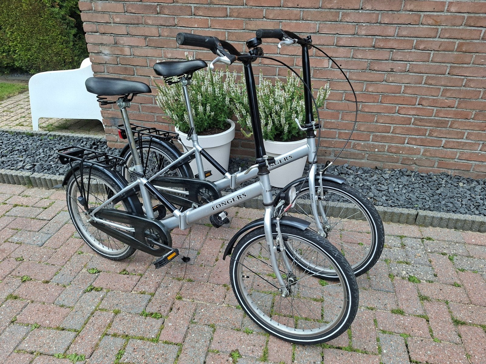 Set vouwfietsen  Fongers city bike, Fietsen en Brommers, Ophalen, Gebruikt, 20 inch of meer