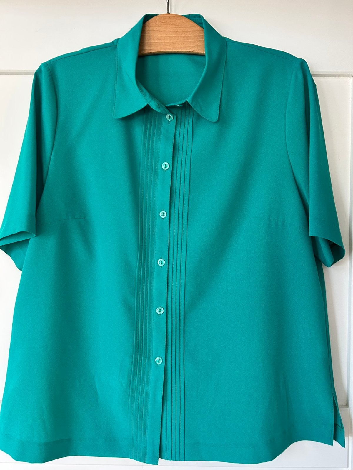 Blouse Groen Maat 44, Ophalen of Verzenden, Zo goed als nieuw, Maat 42/44 (L), Groen