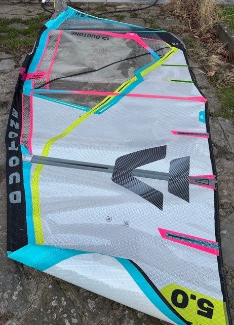 Duotone Super Hero 5.0, Watersport en Boten, Ophalen, Met draagtas, 3.5 tot 5 m², Zo goed als nieuw