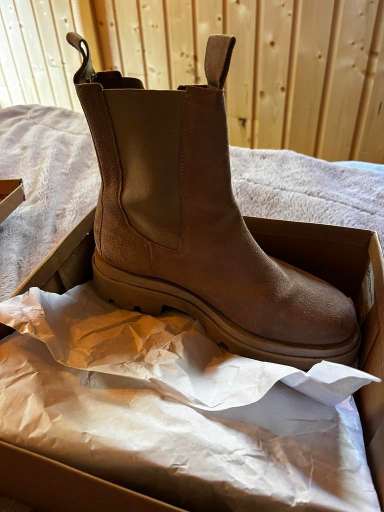 Enkellaarsjes Toral, Kleding | Dames, Schoenen, Ophalen, Beige, Lage of Enkellaarzen, Zo goed als nieuw