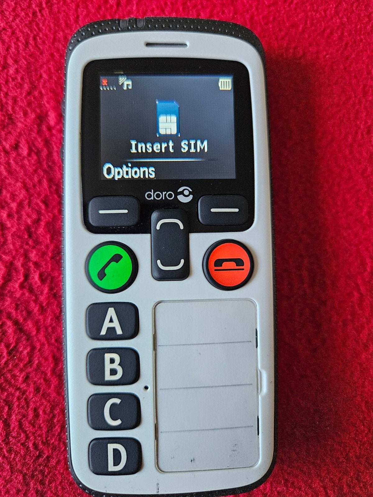 Nieuw Senioren telefoon merk Doro, compleet,simvrij €39, Overige modellen, Nieuw, Ophalen of Verzenden, Zonder simlock