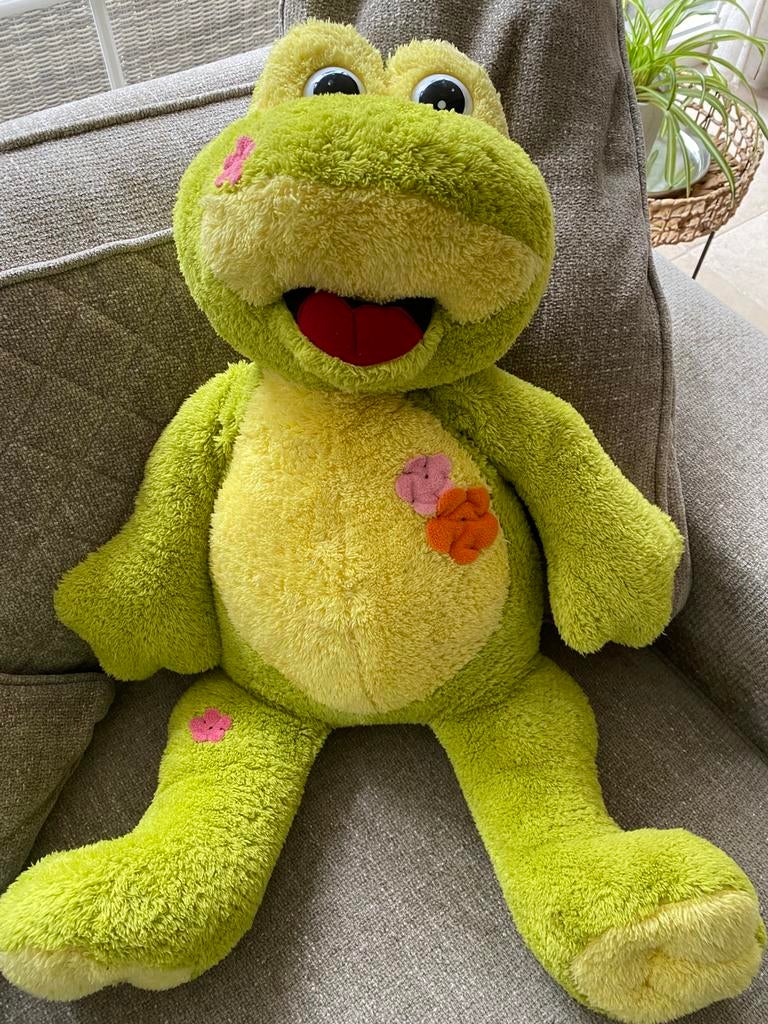 Grote knuffel kikker nieuw, Ophalen, Nieuw, Kikker