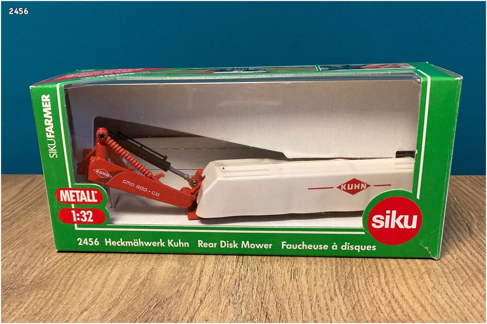Siku 2456 - Kuhn Achtermaaier 1:32, Ophalen, Gebruikt, Tractor of Landbouw, SIKU