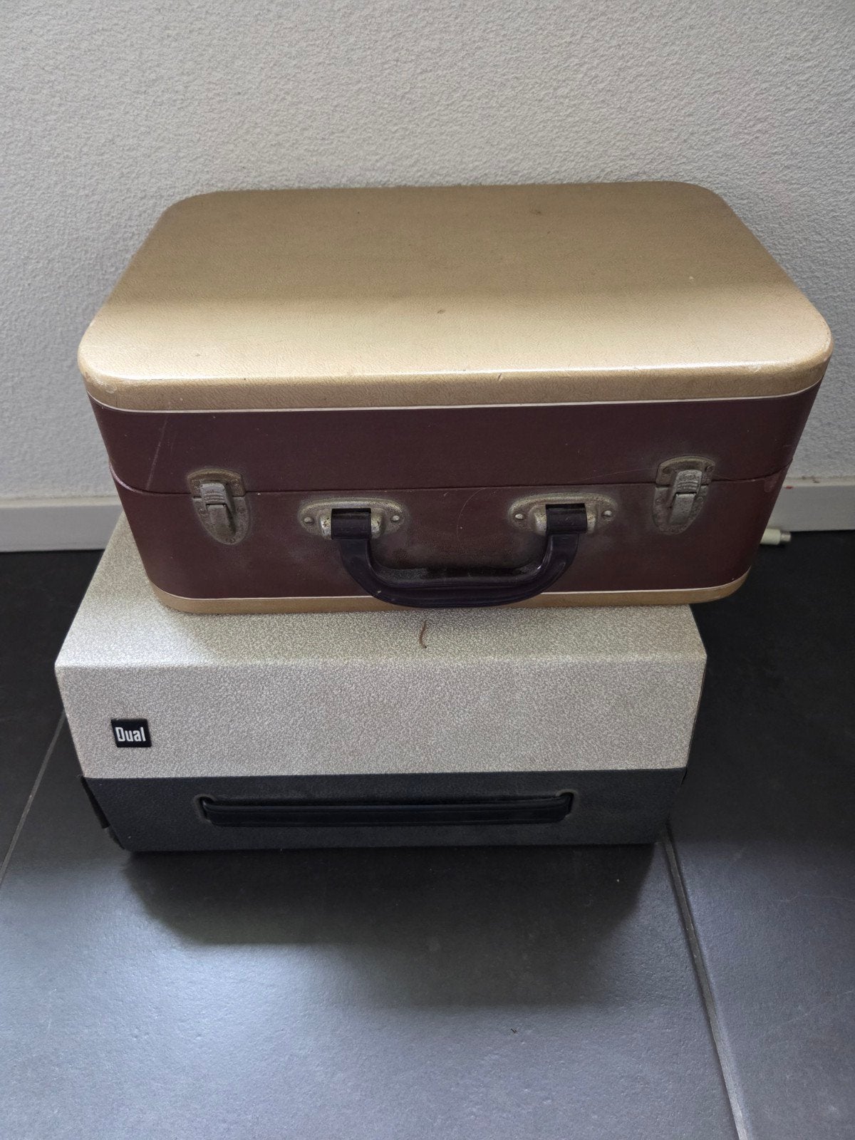 2 koffer platenspelers, Ophalen, Gebruikt, Platenspeler, Overige merken