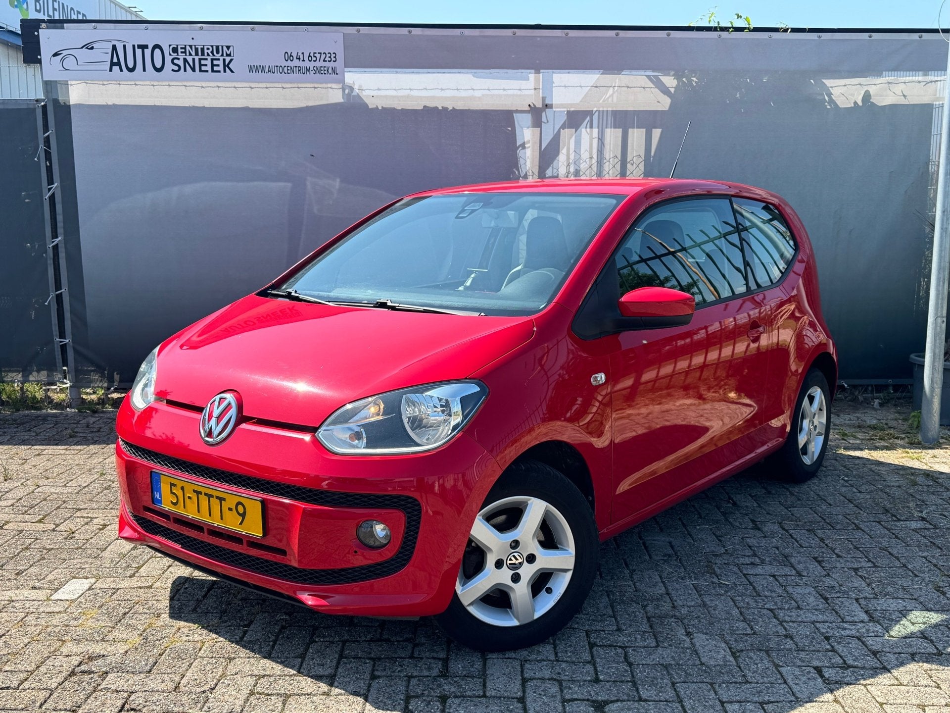 Volkswagen Up! 1.0 high up! - Dealer Onderhouden - NWE APK -, Auto's, Voorwielaandrijving, Euro 5, Stof, Gebruikt