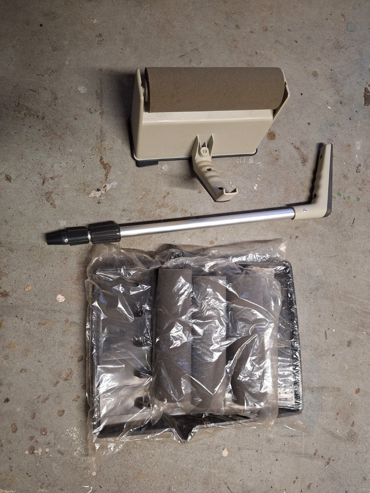 Woca Olie Dispenser met Rollers en Steel, Ophalen of Verzenden, Gebruikt, Overige typen