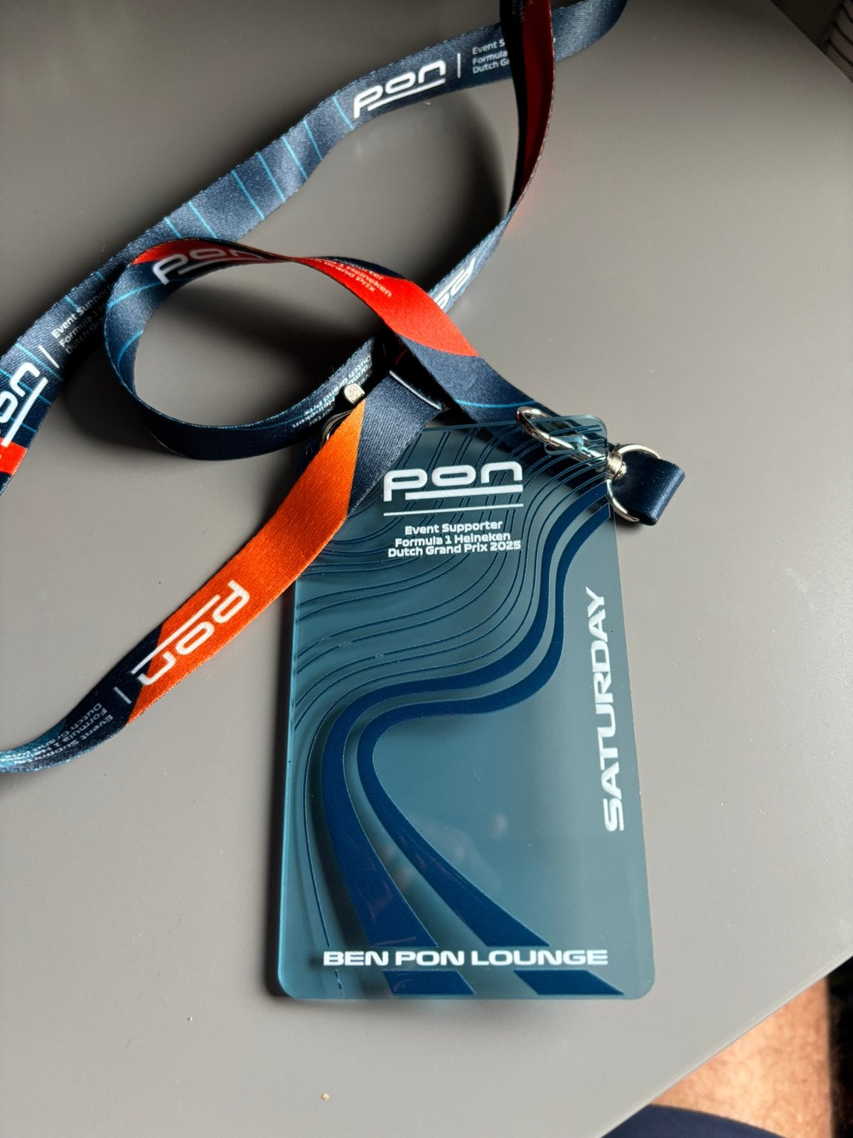Pon kaart GP Zandvoort 2025, Ophalen of Verzenden, Zo goed als nieuw, Formule 1