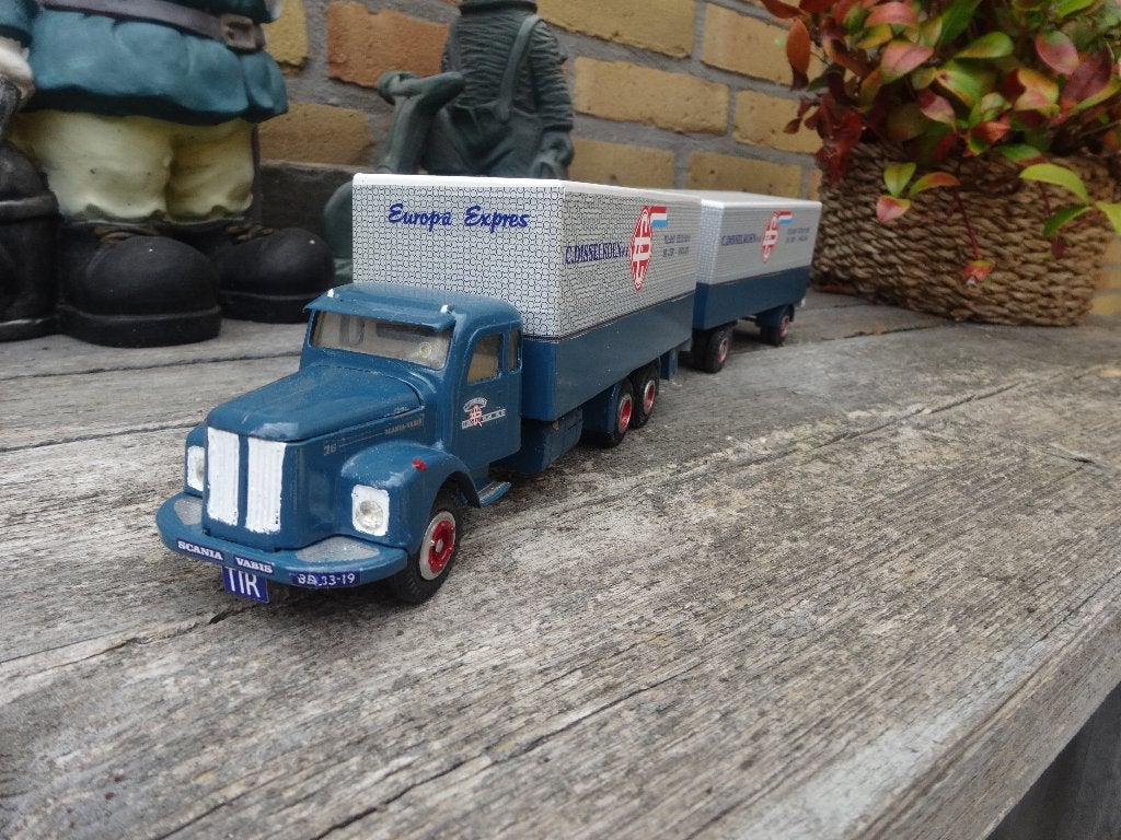 Tekno 76 super scania Disselkoen, Hobby en Vrije tijd, Modelauto's | 1:50, Ophalen of Verzenden, Nieuw, Bus of Vrachtwagen, Tekno