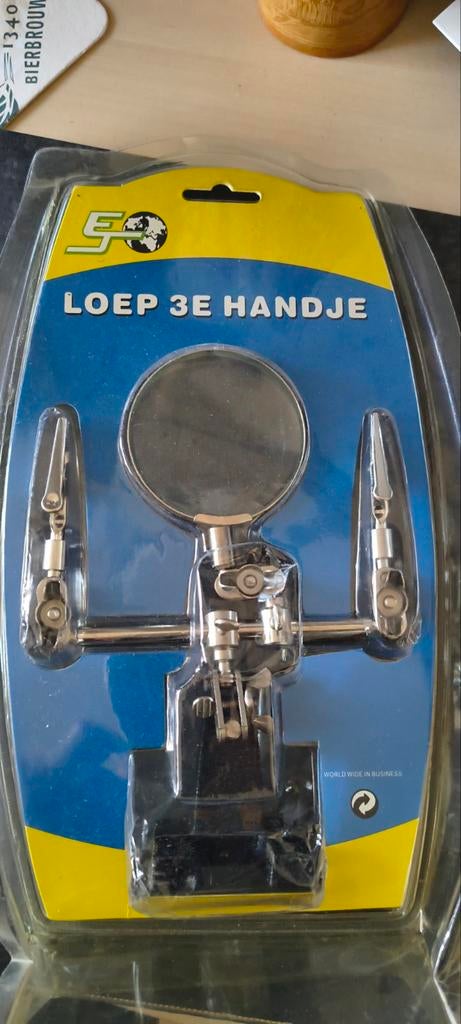 Loep 3e Handje - Soldeerhulp met Vergrootglas, Ophalen of Verzenden, Zo goed als nieuw, Vergrootglas of Loep