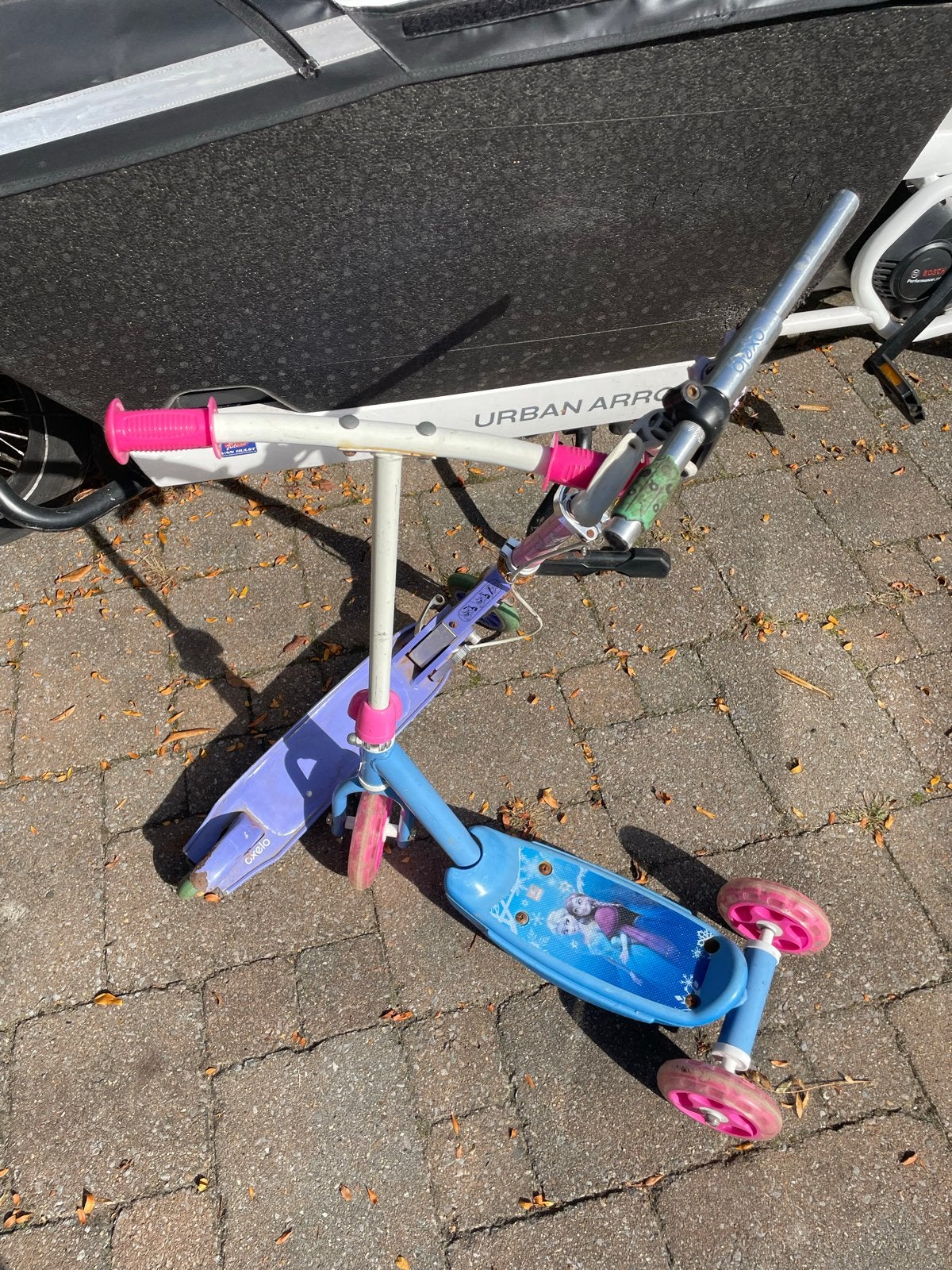 Gebruikte Frozen kinderstep, Fietsen en Brommers, Ophalen, Gebruikt, Gewone step