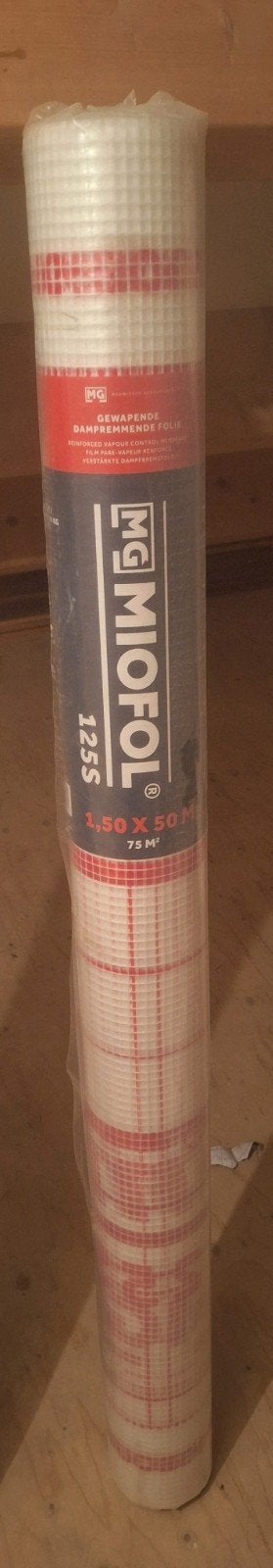 miofol 125S Dampremmende Folie, Overige materialen, Nieuw, 15 m² of meer, Ophalen