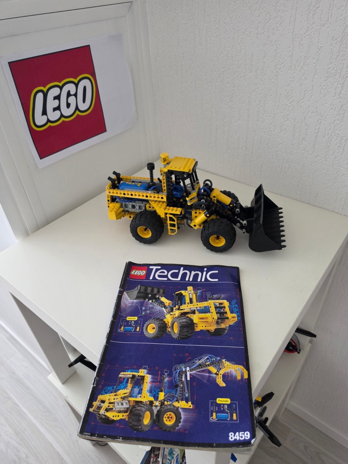 Lego Technic Pneumatische Shovel 8439, Gebruikt, Lego, Compleet, Ophalen of Verzenden