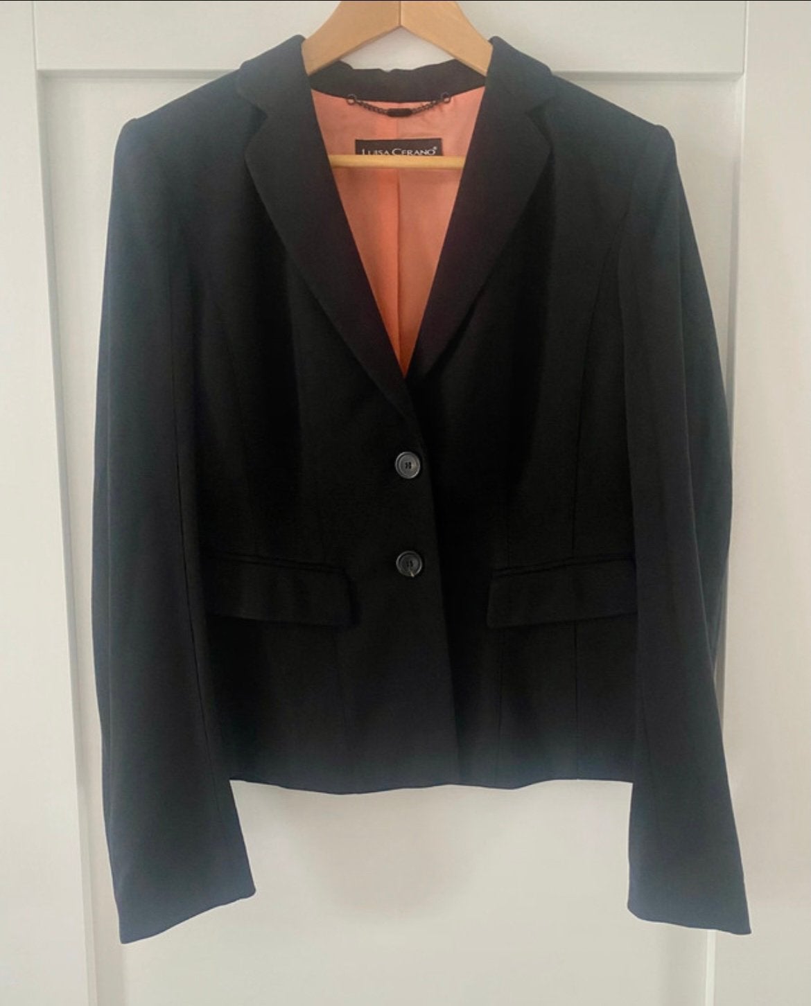 Donkerblauwe blazer Luisa Cerano maat 40, Maat 38/40 (M), Blauw, Nieuw, Ophalen of Verzenden