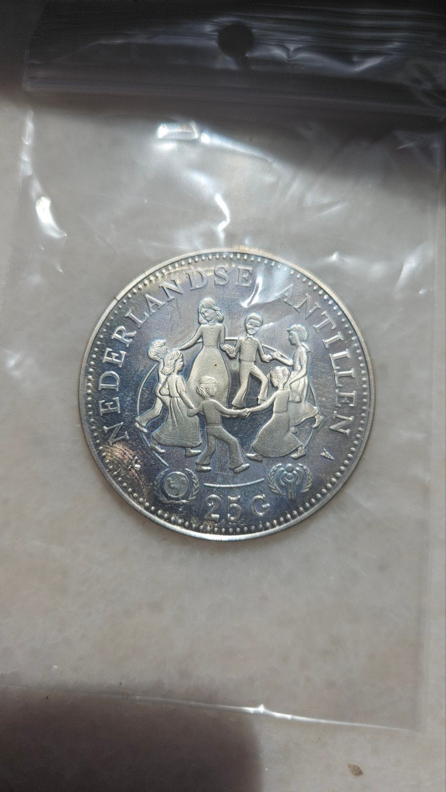 25 gulden 1979 nederlands antillen, Postzegels en Munten, Munten | Nederland, Ophalen of Verzenden, Koningin Juliana, Overige waardes