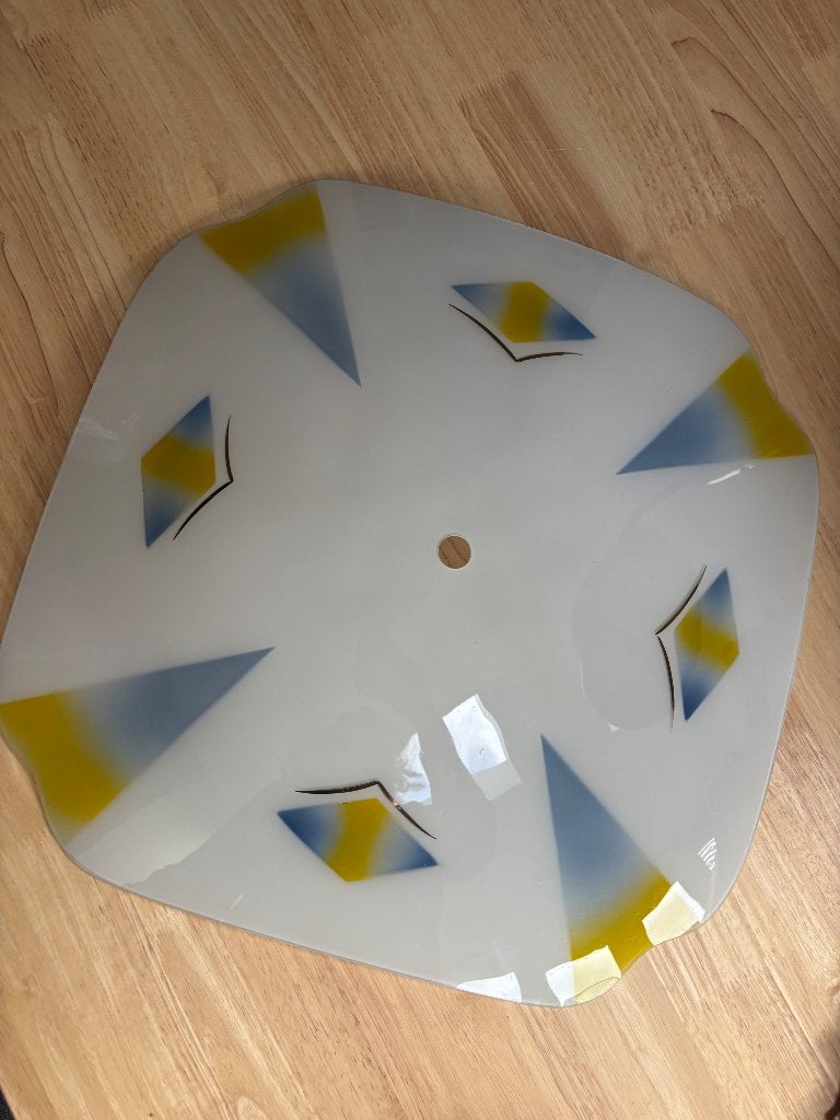 Plafond lamp (glas), Antiek en Kunst, Ophalen