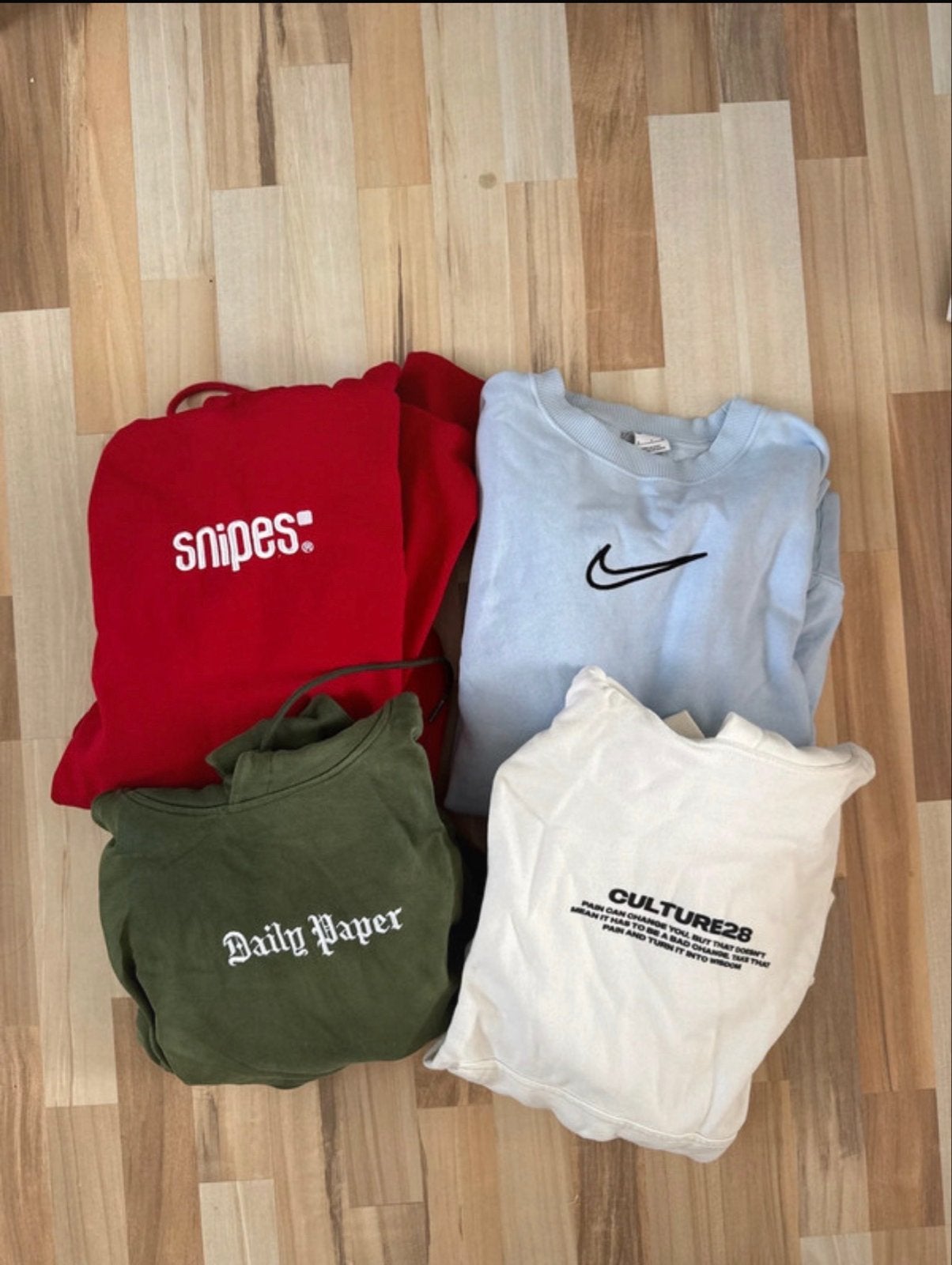Diverse truien: Snipes, Nike, Daily Paper, Culture28 - Maat, Ophalen of Verzenden, Gedragen, Maat 36 (S)
