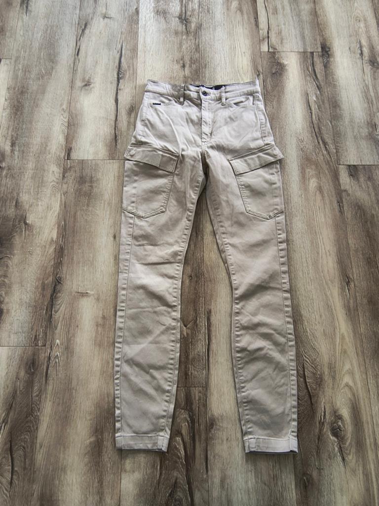 Prachtige beige cargo pants heren van G-Star, maat 27-32., G-Star Raw, Maat 48/50 (M), Ophalen of Verzenden, Onb