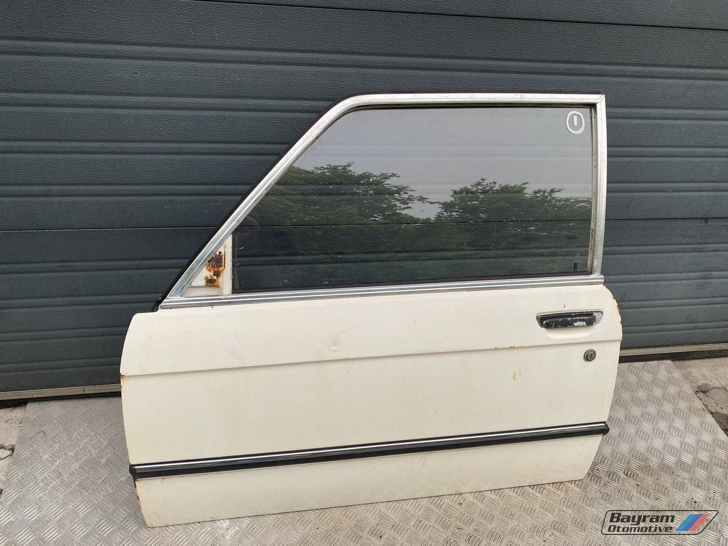 Bmw E21 deur links portier wit 3-serie type2 bestuurdersdeur, Auto-onderdelen, Ophalen, Gebruikt, -, Deur