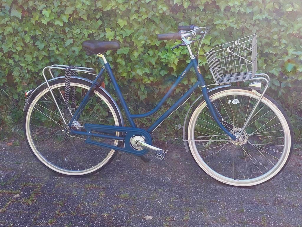 Blauwe Roetz damesfiets 7 versnellingen 57 cm 28 inch, Fietsen en Brommers, Fietsen | Dames | Damesfietsen, 53 tot 56 cm, Versnellingen