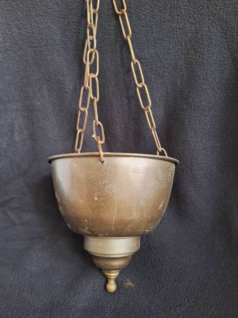 Koperen Hangbloempot / Wierook pot, Antiek en Kunst, Ophalen, Koper
