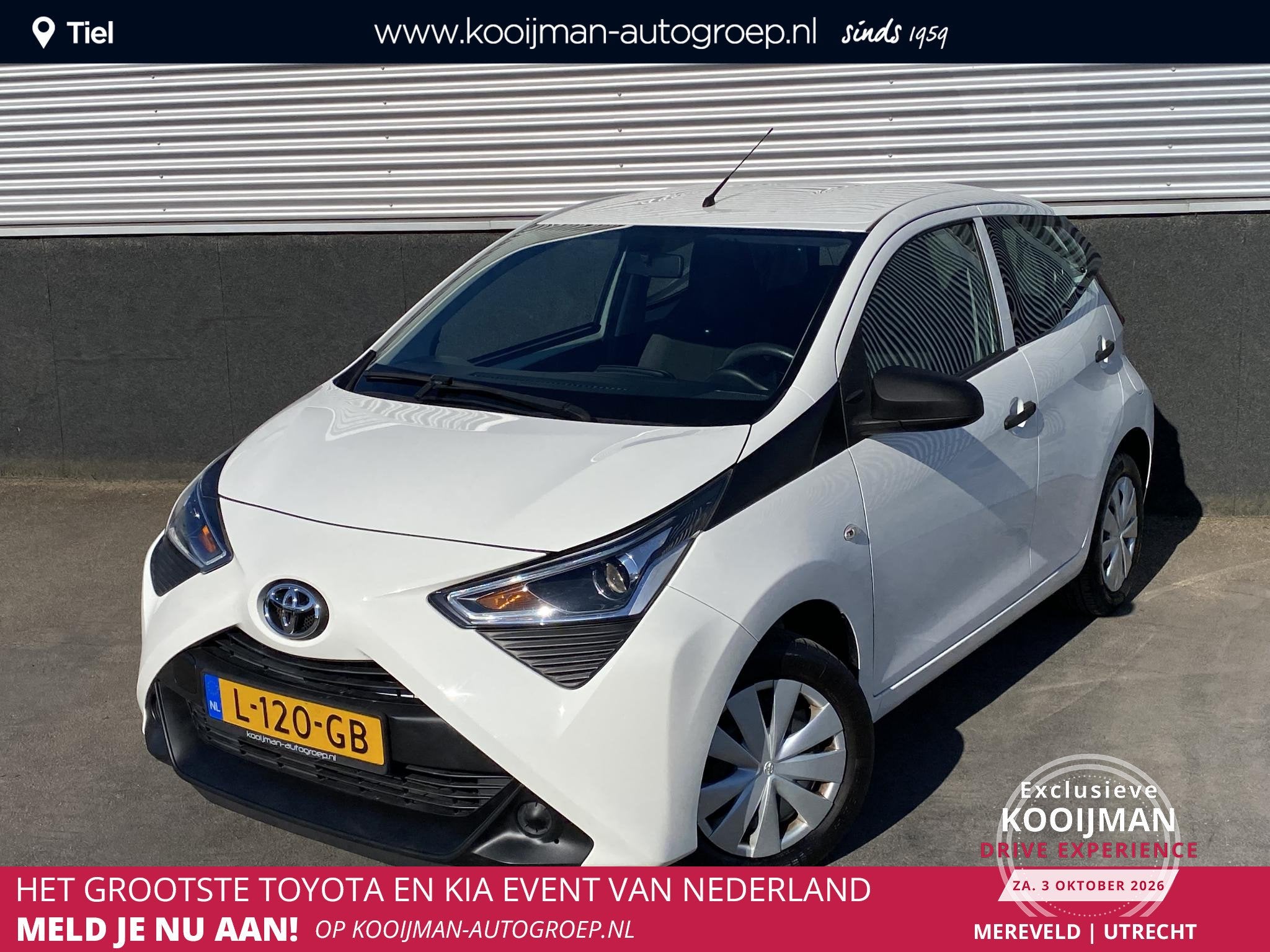 Toyota Aygo 1.0 VVT-i x-fun Nederlandse auto, start/stop sys, Voorwielaandrijving, Dealer onderhouden, Stof, Gebruikt