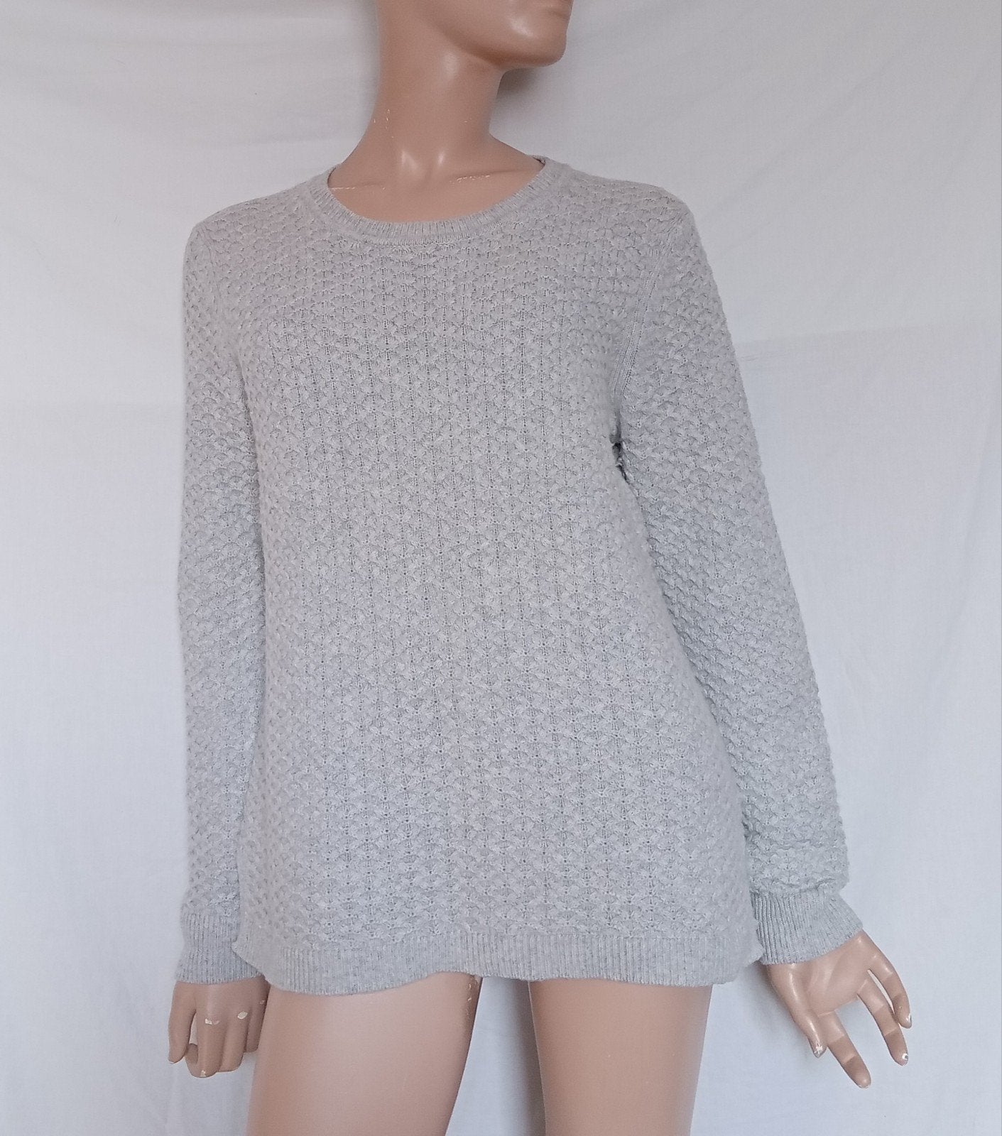 ESISTO Trui , Maat L , WOL , CASHMERE, Ophalen of Verzenden, Zo goed als nieuw, Maat 42/44 (L), Grijs