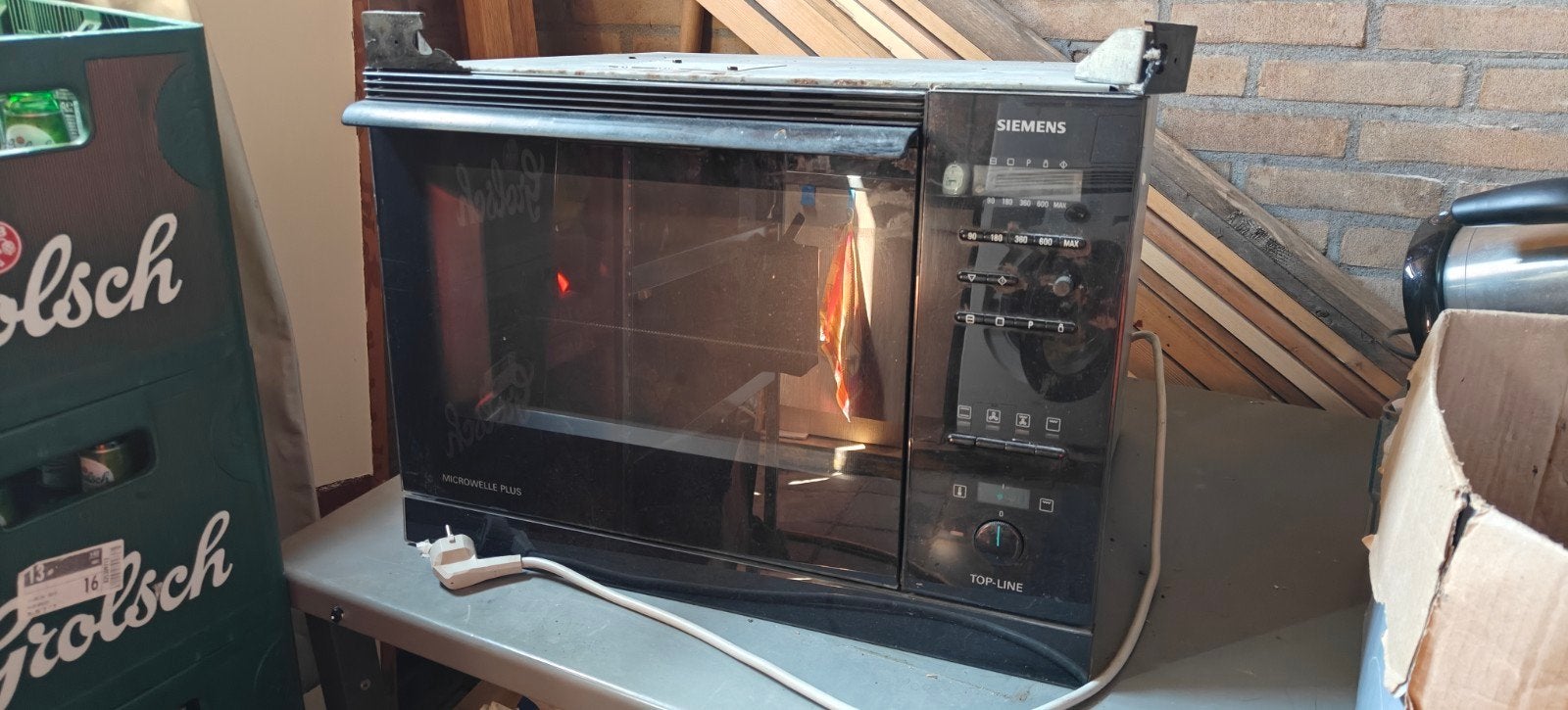 Siemens Oven Magnetron - Flink gebruikt, werkt nog goed!, Ophalen, Gebruikt