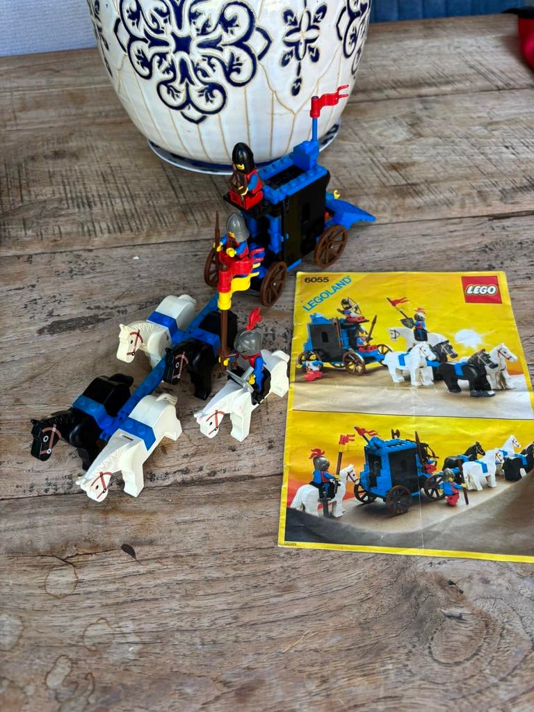 Lego set 6055 gevangenen transport ridder castle jaren 80, Kinderen en Baby's, Speelgoed | Duplo en Lego, Ophalen, Gebruikt, Lego