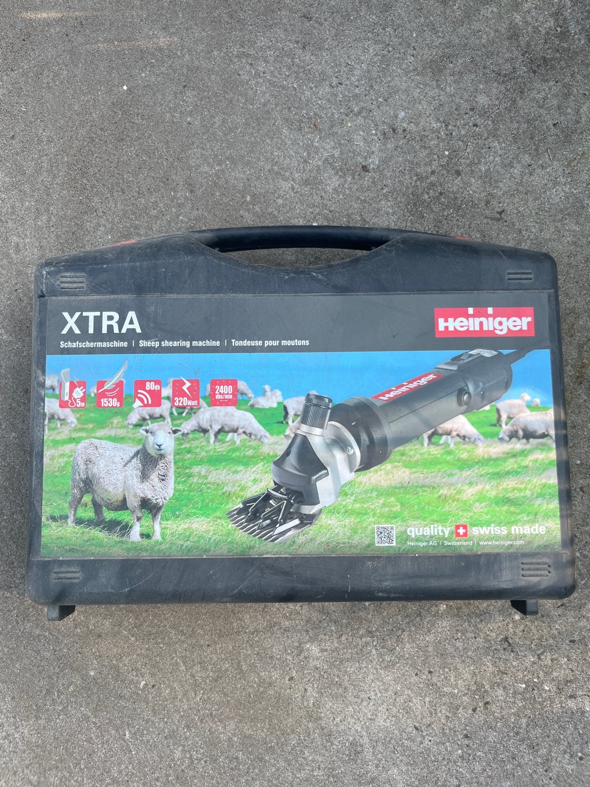 Heiniger Schapen scheermachine met angora geiten scheermes, Dieren en Toebehoren, Ophalen of Verzenden, Gebruikt