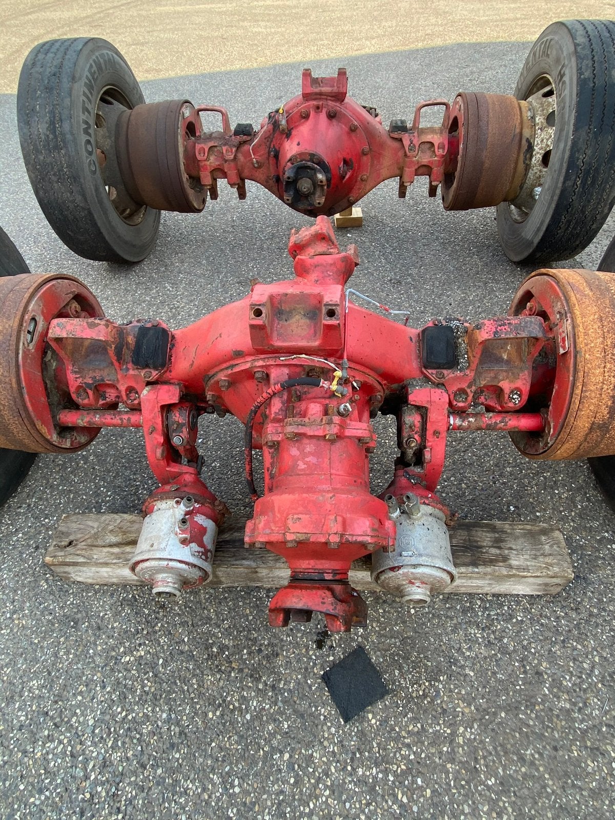 Scania tendem stel, Ophalen, Scania