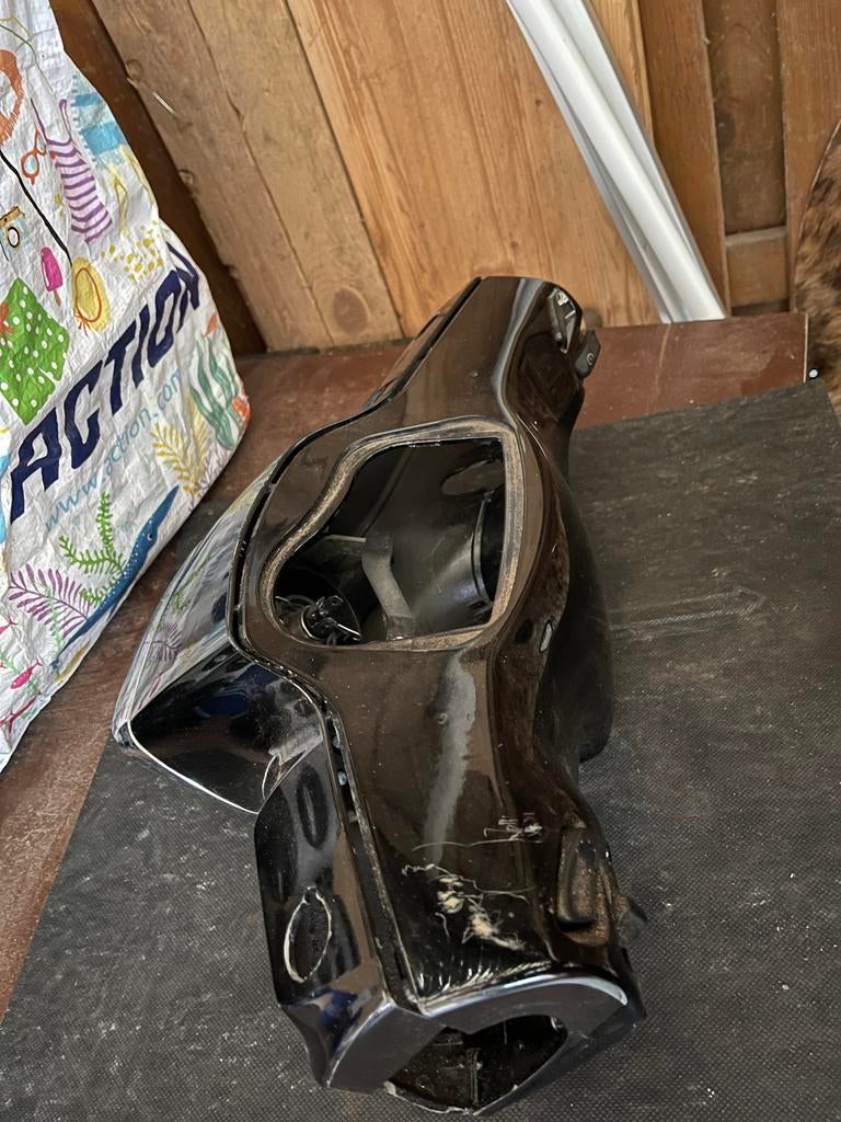 Vespa S stuurkap met koplamp - Hoogglans zwart, Ophalen of Verzenden, Gebruikt, Kap, Vespa