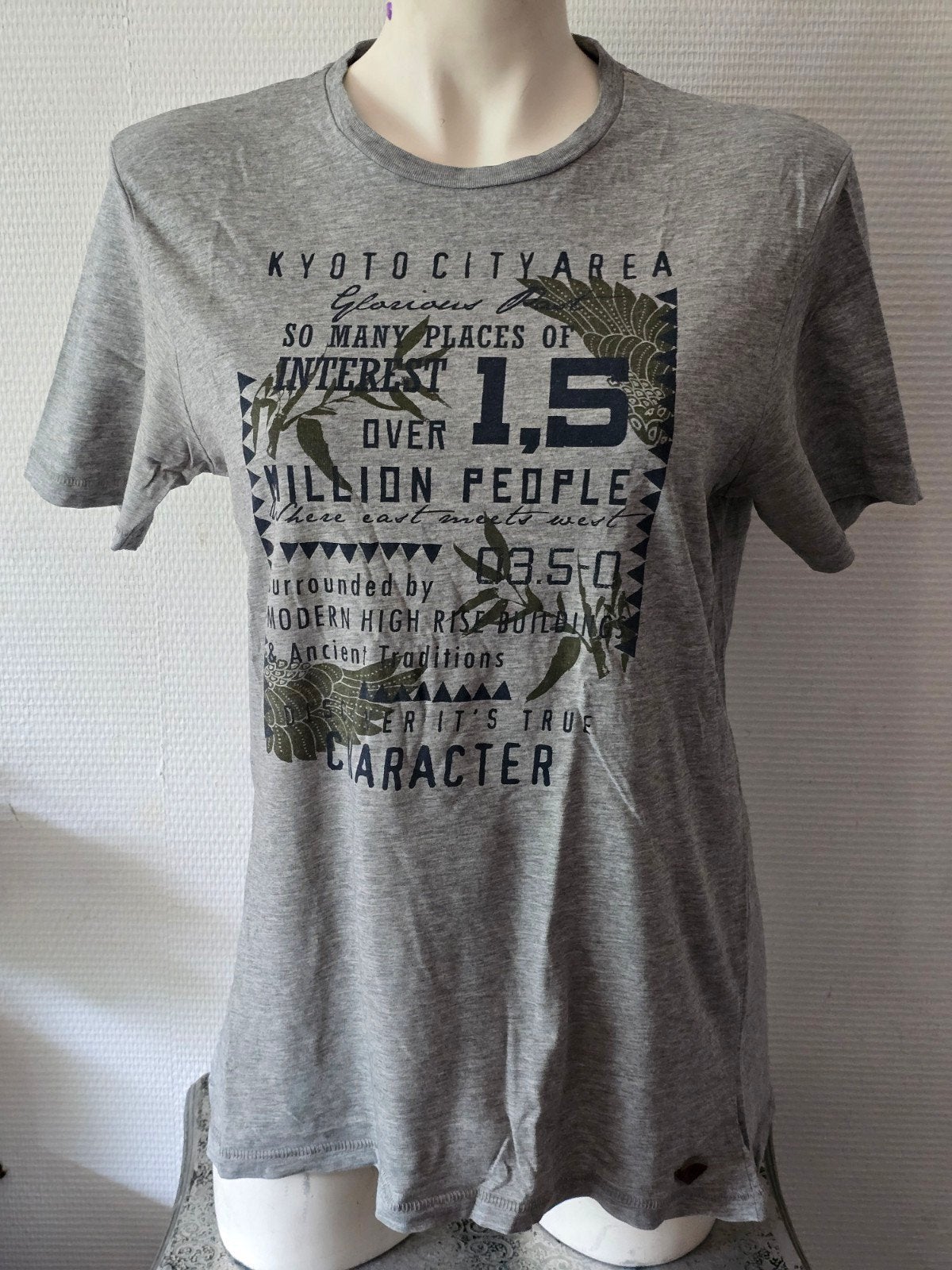 Pilot Type P-56 T-shirt Maat M Grijs, Maat 48/50 (M), Ophalen of Verzenden, Gedragen, Pilot Type P-56