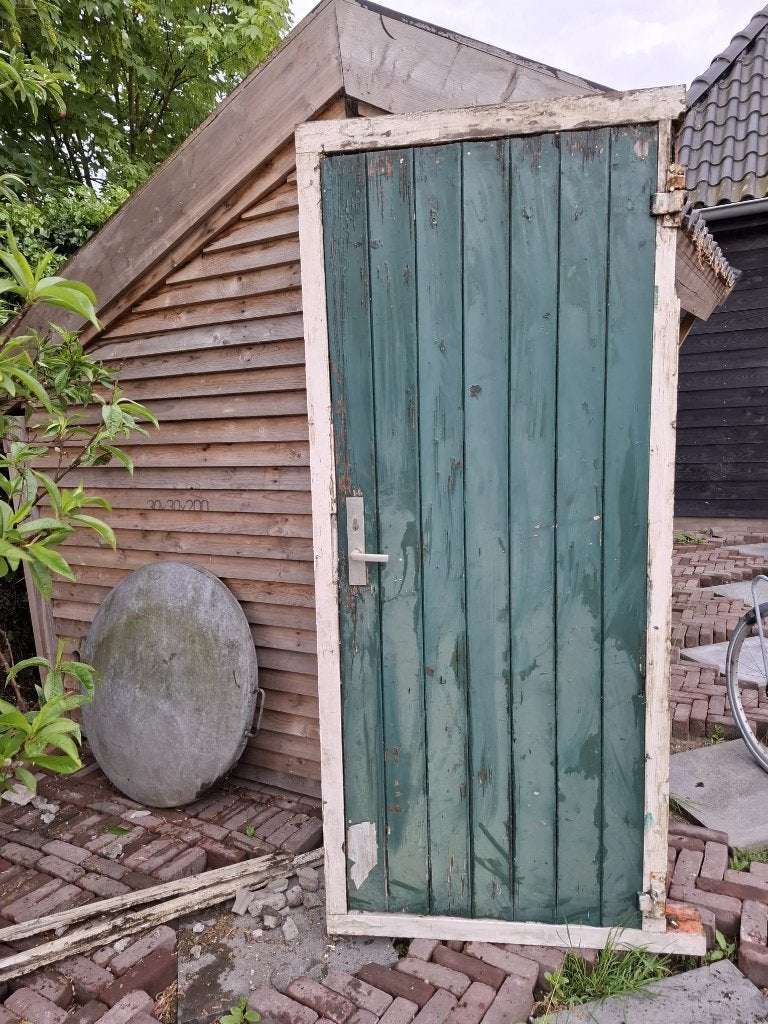 Deur+kozijn, Ophalen, Gebruikt, 80 tot 100 cm, Buitendeur