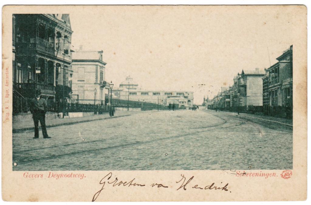 Gevers Deijnootweg Scheveningen 1904, Postzegels en Munten, Ophalen of Verzenden, Briefkaart