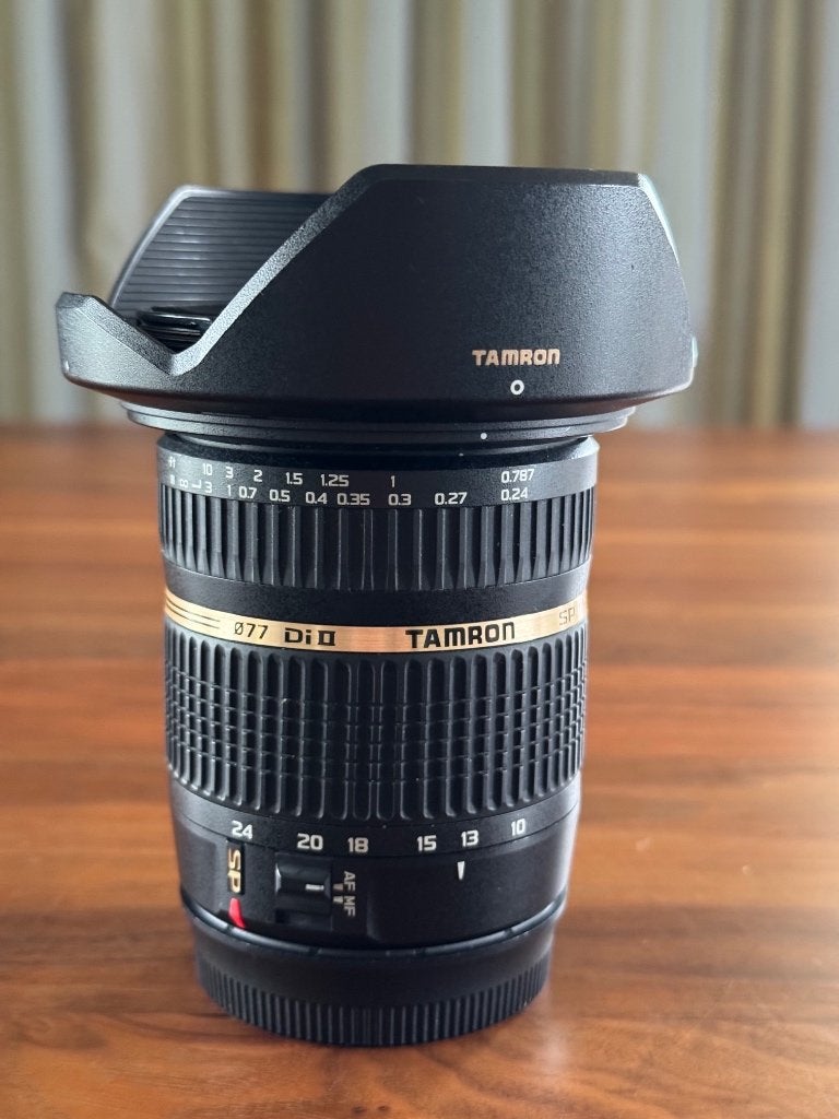 Tamron SP AF 10-24mm f/3.5 - 4.5 Di II Canon EF-S als nieuw, Groothoeklens, Zo goed als nieuw, Tamron, 10 mm