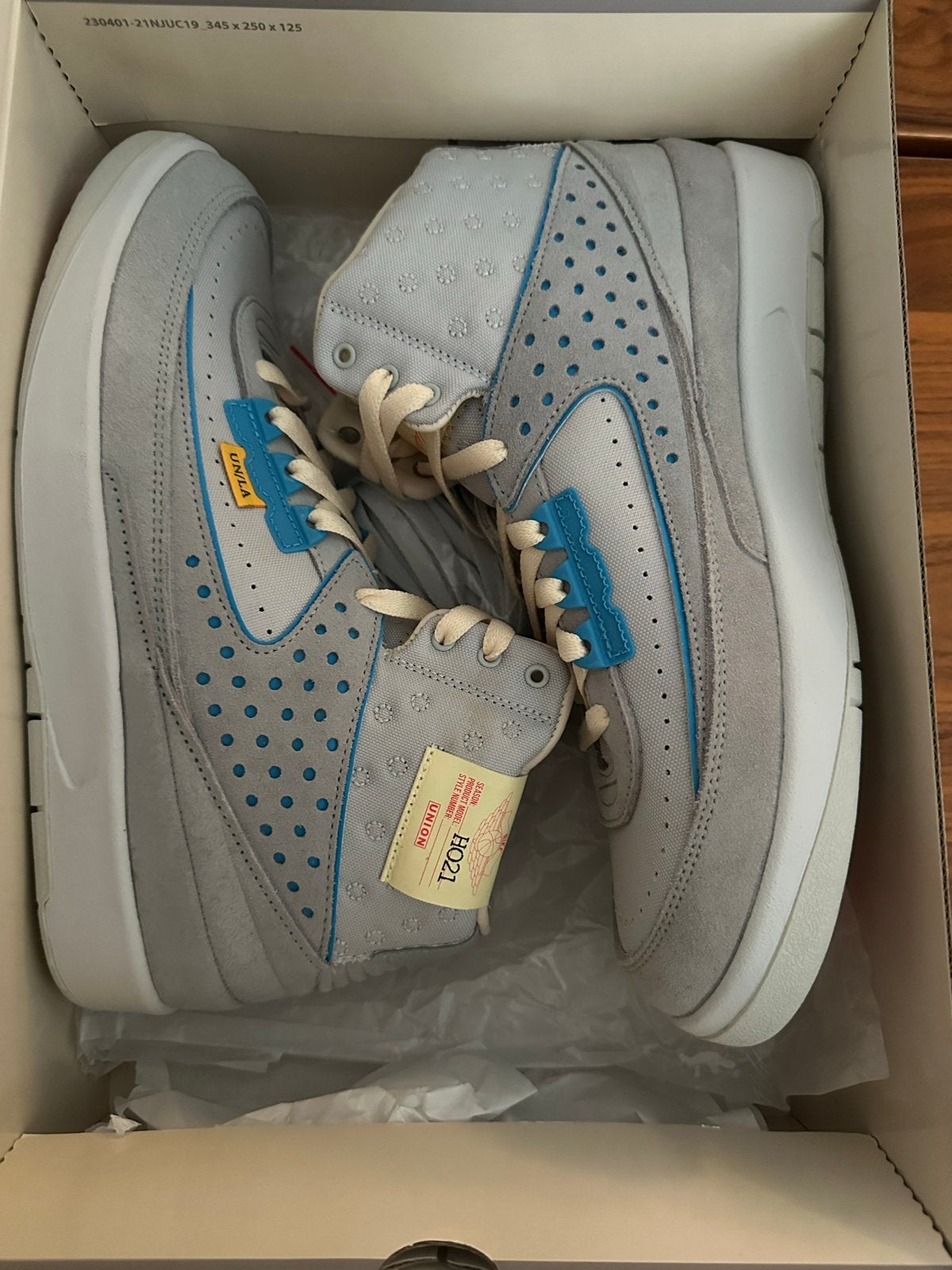 Jordan 2 Union Grey Fog Maat 43, Kleding | Heren, Overige kleuren, Nieuw, Ophalen of Verzenden, Sneakers of Gympen