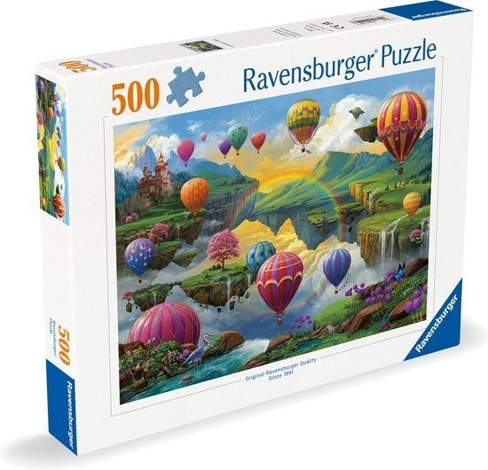 Ravensburger: De vallei van de luchtballonnen 500 stukjes, Verzenden, 500 t/m 1500 stukjes, Nieuw, Legpuzzel