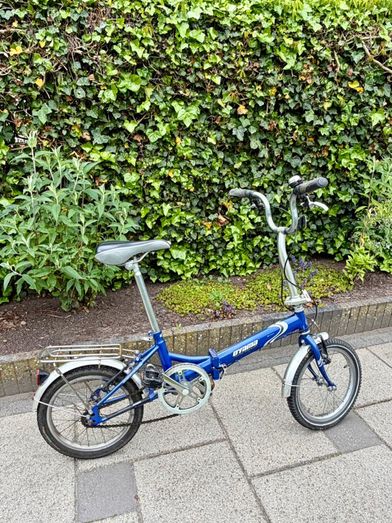 Vouwfiets Oyama, Fietsen en Brommers, Fietsen | Vouwfietsen, Ophalen of Verzenden, Zo goed als nieuw, 16 tot 18 inch, Versnellingen