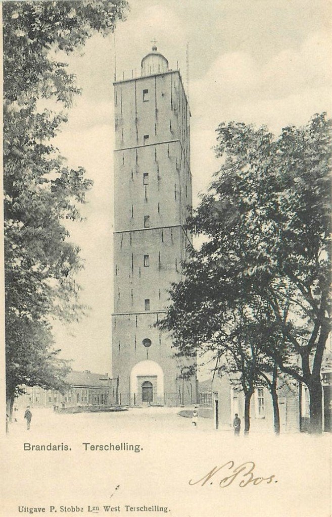702-054-049 Terschelling Brandaris, Verzenden, Voor 1920, Friesland